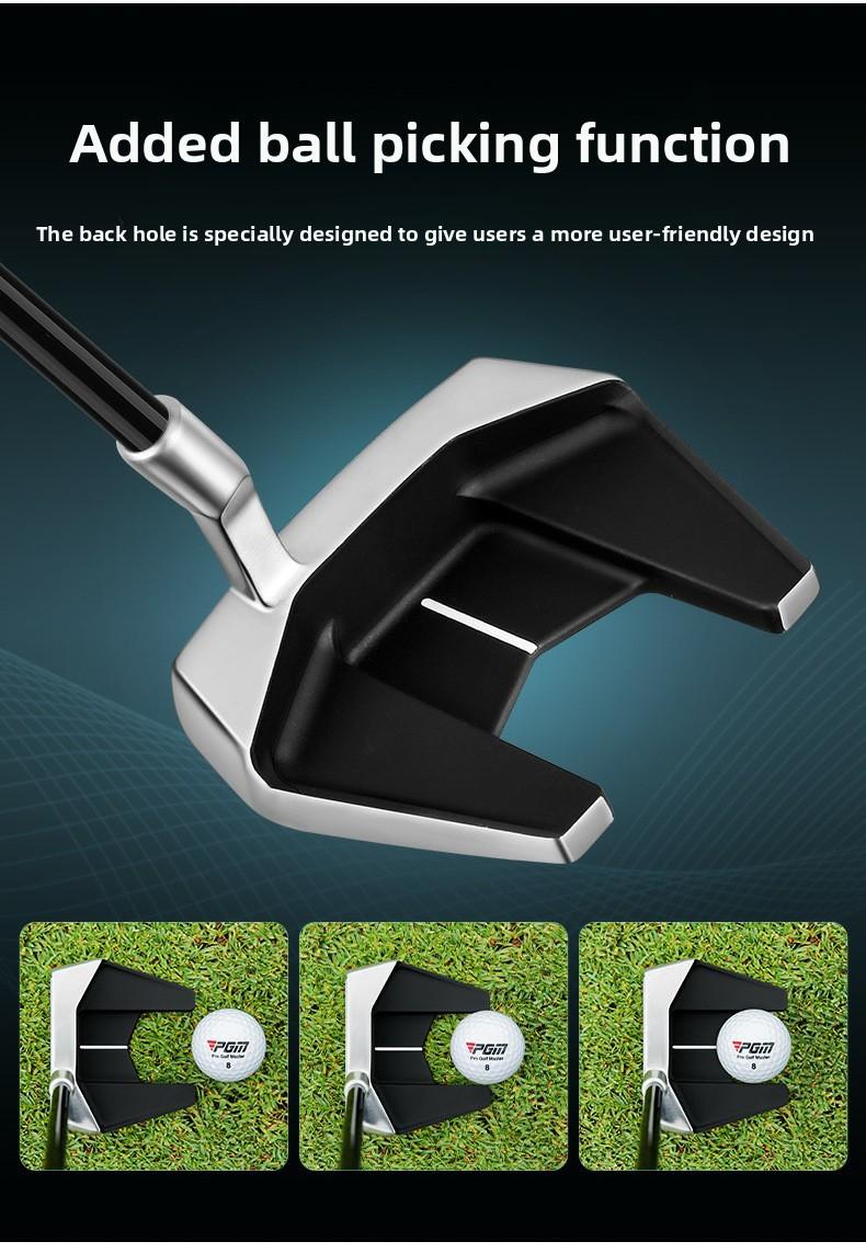 PGM golf club standing putter with low center of gravity and stable professional single golf hot-selling club, forged stainless steel shaft, low center of gravity design, non-slip grip with line of sight, high-quality golf equipment, modern golf equipment