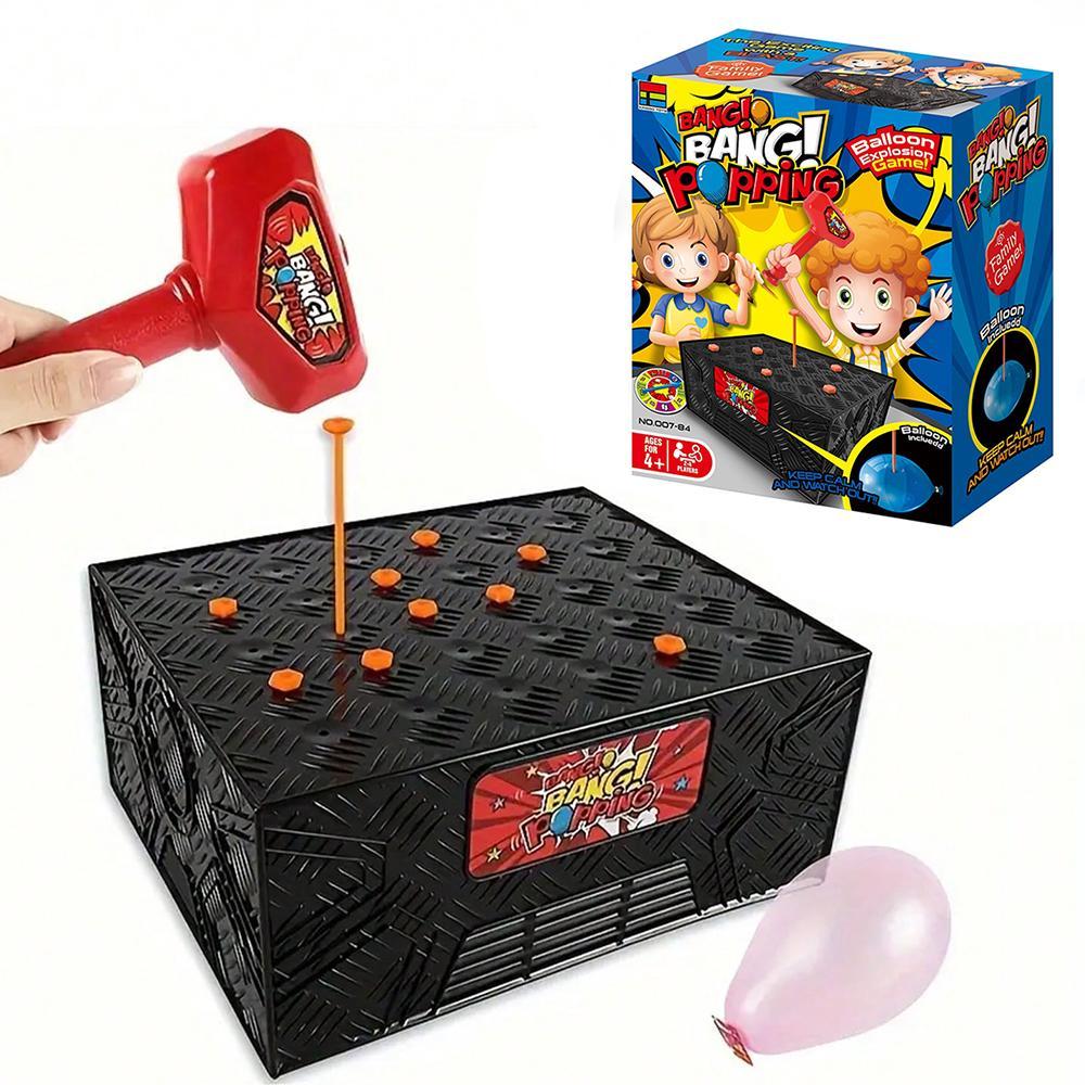 Stimulating Multiplayer Board Game - Bursting Balloons Tabletop Interactive Game, Stress Relief Toy for Teens & Adults