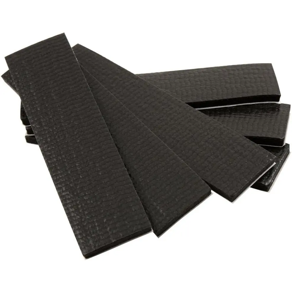 Self-Stick Non-Slip Surface Grip Pads - 6 Pack, 1 x 4 Inch Strips, BlackGift