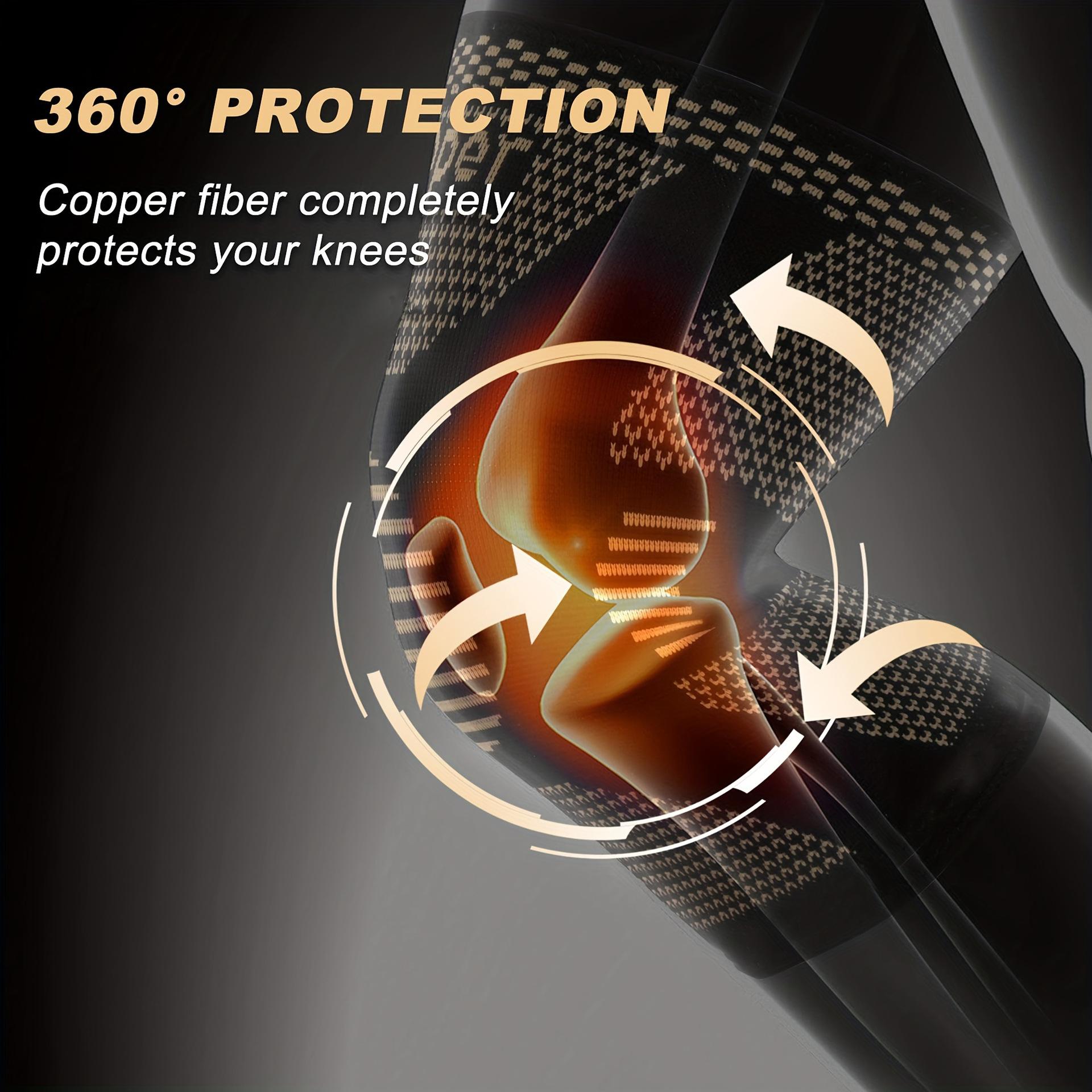 Take good care of your knees. This pressure-type knee support pad is designed to relieve knee pain and provide support for your knees during exercise and rehabilitation (one pair)