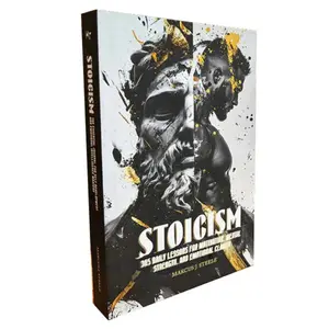 Stoicism: 365 Daily Lessons for Motivation, Mental Strength, Emotional Clarity, Mental Health, Journaling, Self Development Journal, Emotional Intelligence Mastery Book