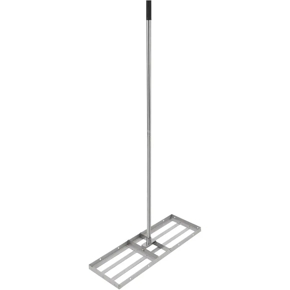 Gaomon 36"×10" Lawn Leveling Rake, 6FT Extra Long Handle, Hand Heavy Duty Garden Rake, Stainless Steel, 180° Flexible Rotate,Level Soil Easily for Yard, Pasture, Backyard, Farm, Orchard