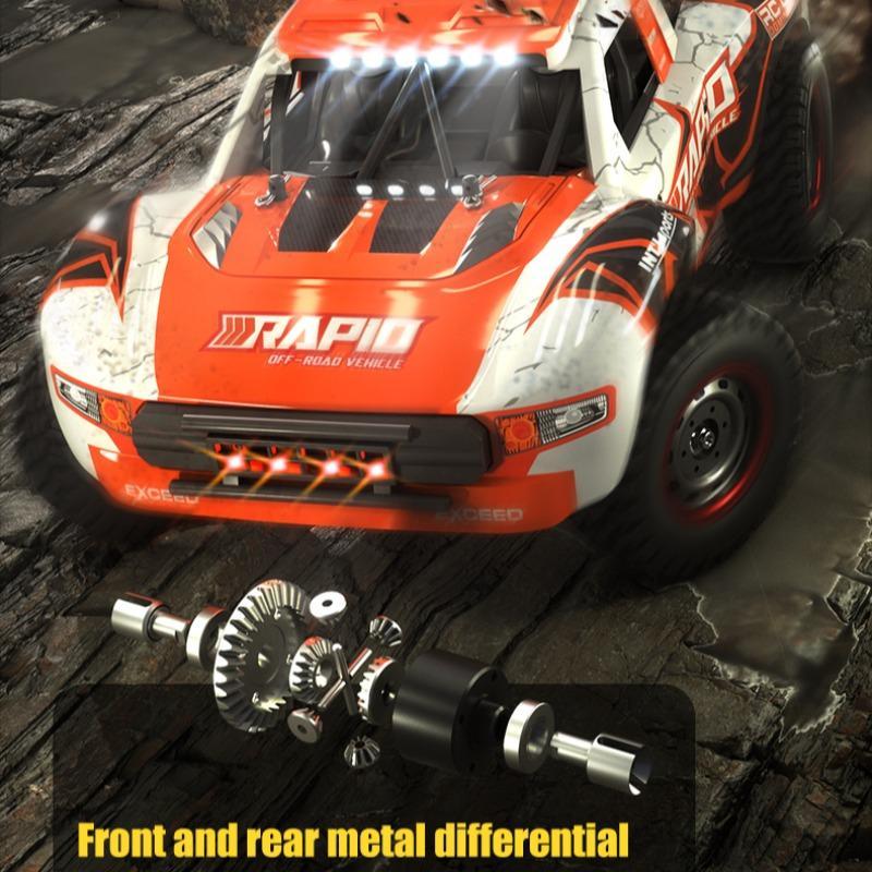 High-Speed RC Car Set, Brushless or Brushed Four-Wheel Drive, Drift 2.4g Remote Control Toy, Outdoor Play, Christmas Gift for Ages 14+, Brushless RC Cars