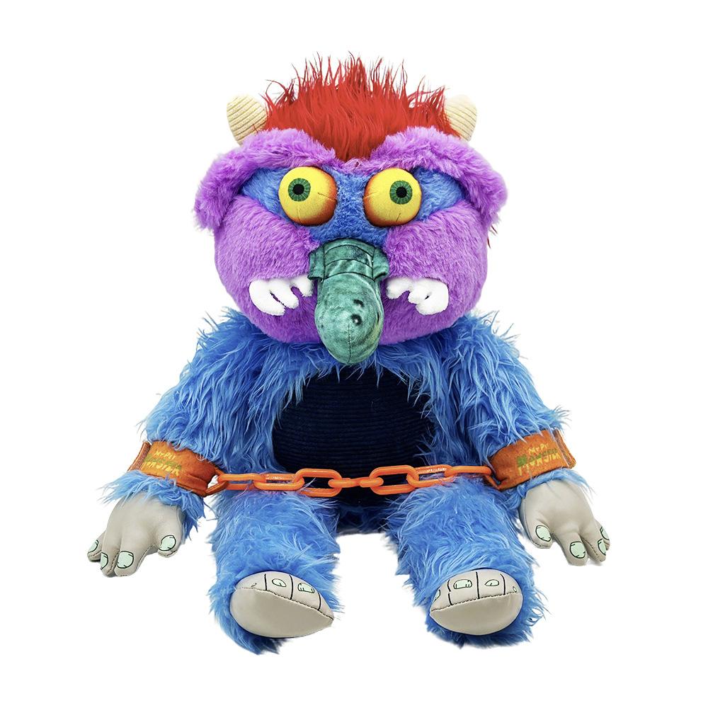 My Pet Monster 80s Retro Plush Toy - 31cm Large Stuffed Animal for Nostalgic Gifts & Halloween Christmas