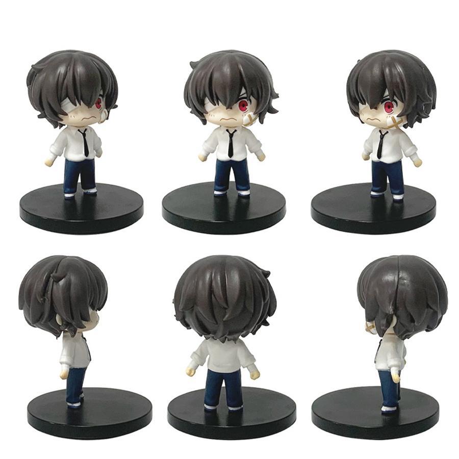 7cm Bungou Stray Dogs Anime Figure Kawaii Dazai Osamu Action Figure Cute Nakahara Chuuya Figurine PVC Collection Model Doll Toys 7cm Bungou Stray Dogs Anime Figure Kawaii Dazai Osamu Action Figure Cute Nakahara Chuuya Figurine PVC Collection Model Doll Toys