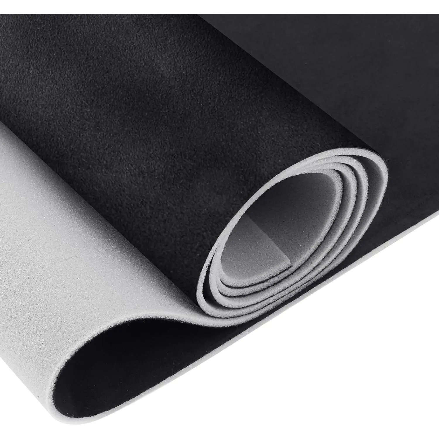 1/5'' Extra Thick Suede Auto Headliner Fabric 78'' L x 60'' W with  Backing, Beginner Friendly, Black Interior Roof Liner, No Sag Support for Sedan SUV RV Headliner Material Repair