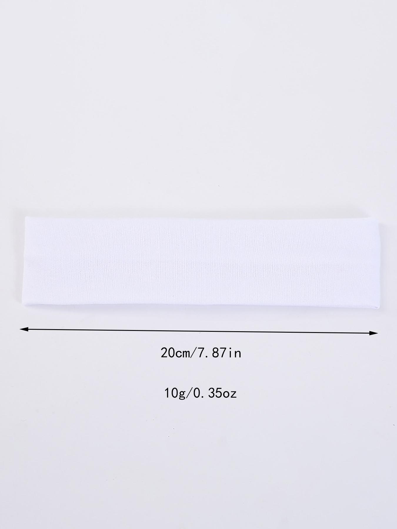 Solid Color Hair Band, High Stretch Hair Band for Women & Girls, Sweat Absorbing Hair Band for Gym Workout Running, Fashion Hair Accessories for Daily Wear, Elastic Headband