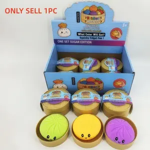 2026 New Trendy Stress Relief Baozi Toy, Realistic Baozi Shape with Mini Steamer, Squishable and Non-Toxic, Desktop Decor, Funny Gift, Soft Sensory Fidget