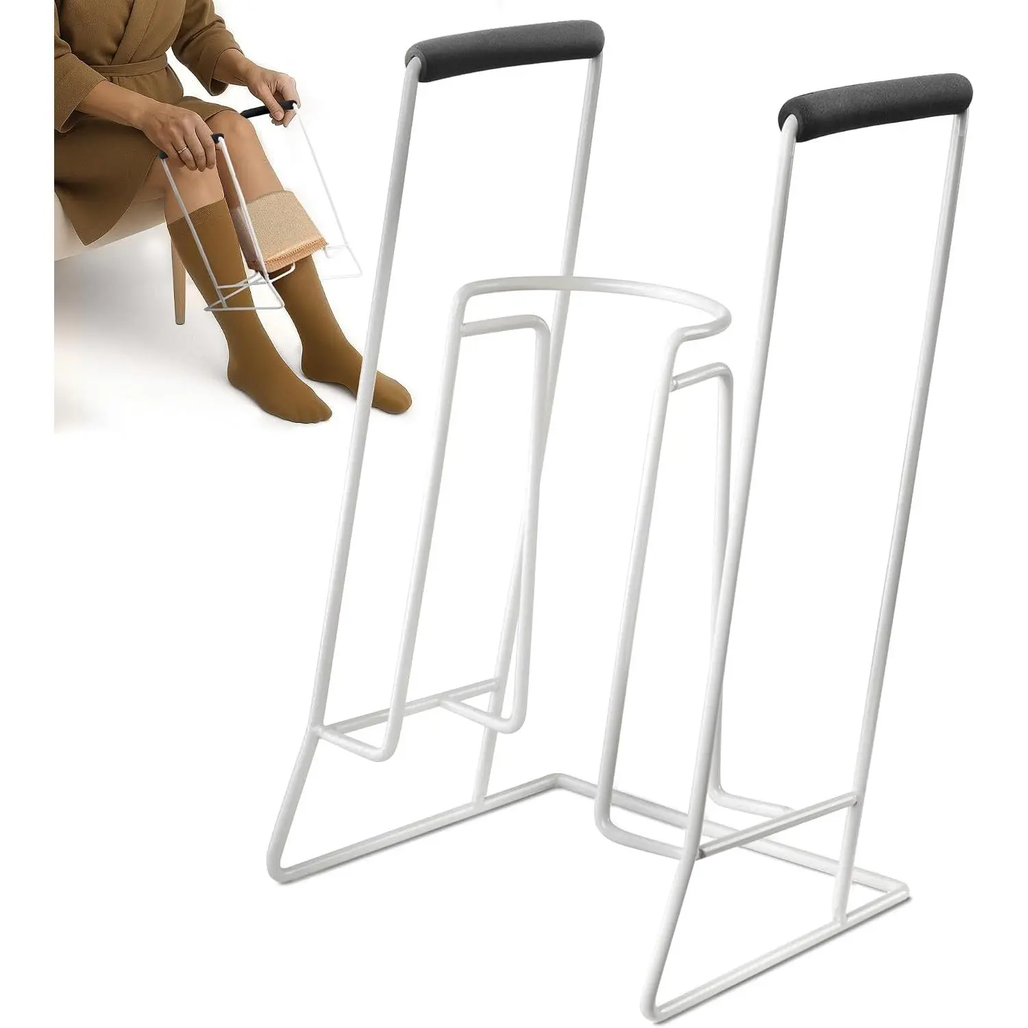 Easy Grip Compression Sock Aid Device - Sock Helper for Home Use, Festive Party Gift Supplies