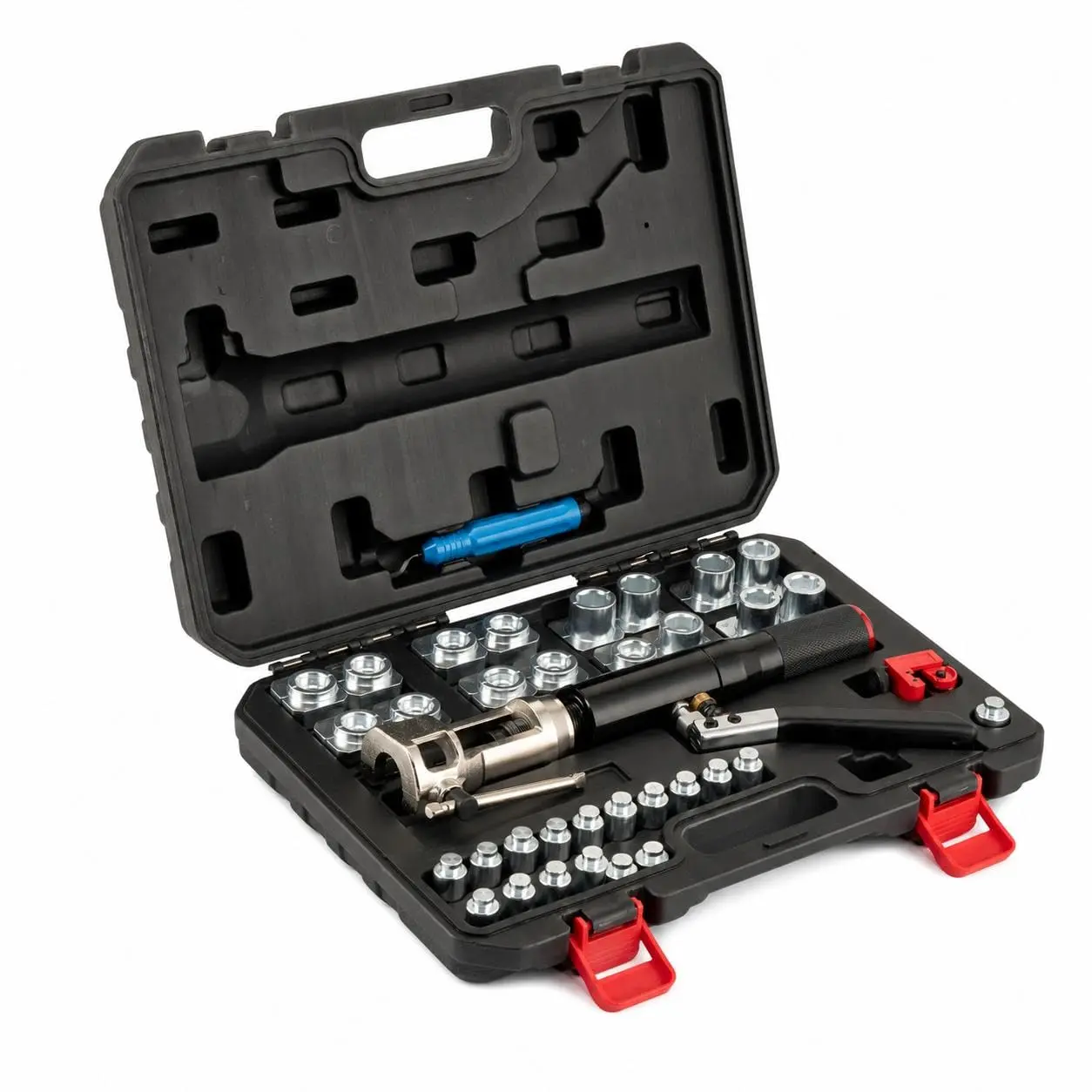 Garvee Hydraulic Flaring Kit, 33PC 45° Double Flaring Tool for 3/16–1/2 in Tubing