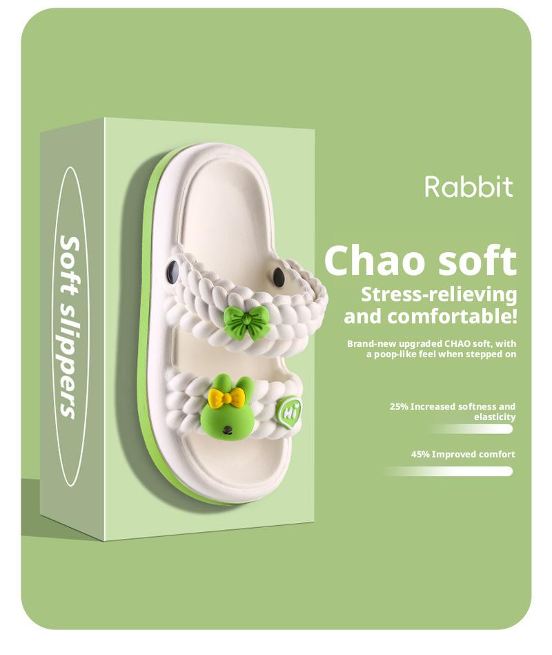 New thick-soled women's slippers, non-slip cute sandals