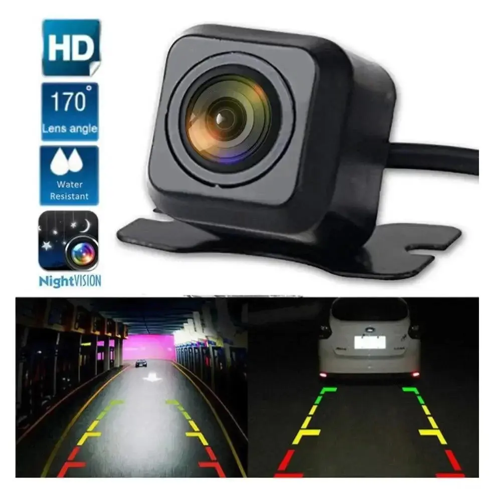 Cmos Car Rear Camera with Night Vision, Compatible with Display, Ideal for Suv Reverse Parking, Abs Enclosure Material