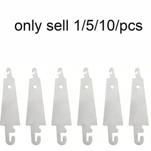1/5/10Pcs Stainless Steel Needle Threader Set, 1/5/10 Pieces, Ideal for Embroidery and DIY Cross Stitch, Essential Sewing Accessories