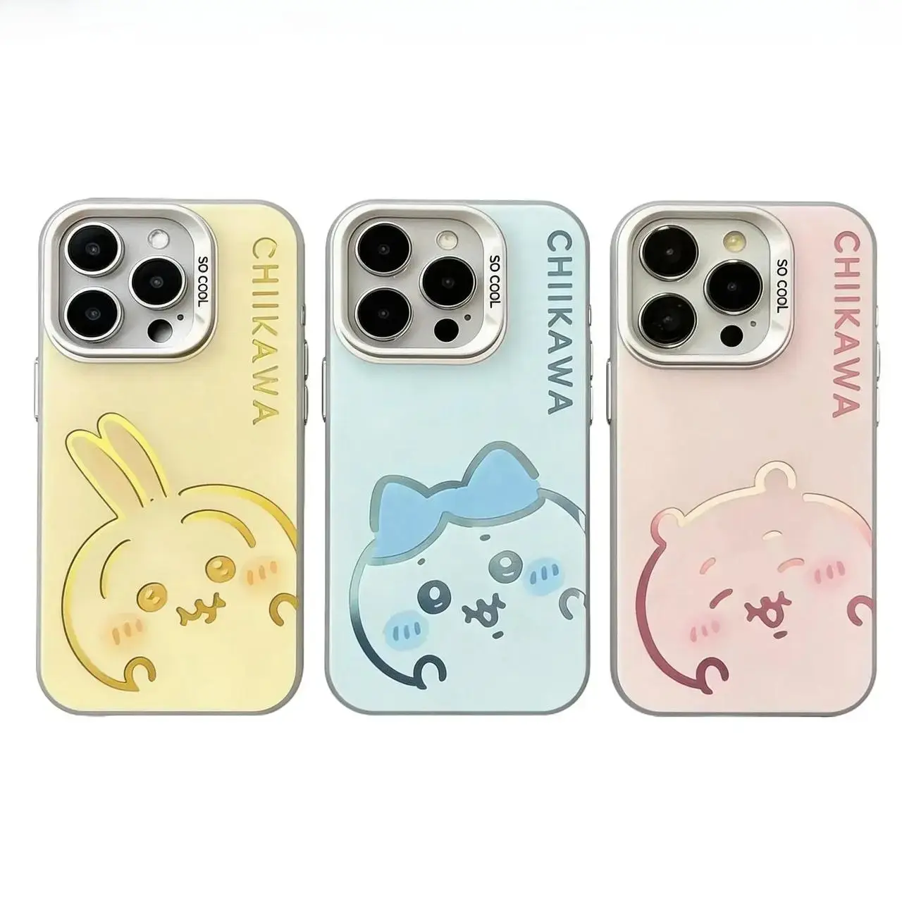 Cartoon Cute Couple C-Chiikawa Smartphone Case - Shockproof Durable TPU Shell, Slim Profile Multi-Model Cover for IPhone 17-11 (Air, Pro, Max, Plus) & Samsung Galaxy S26-S21 (Ultra, Plus, Fe), Christmas Gift