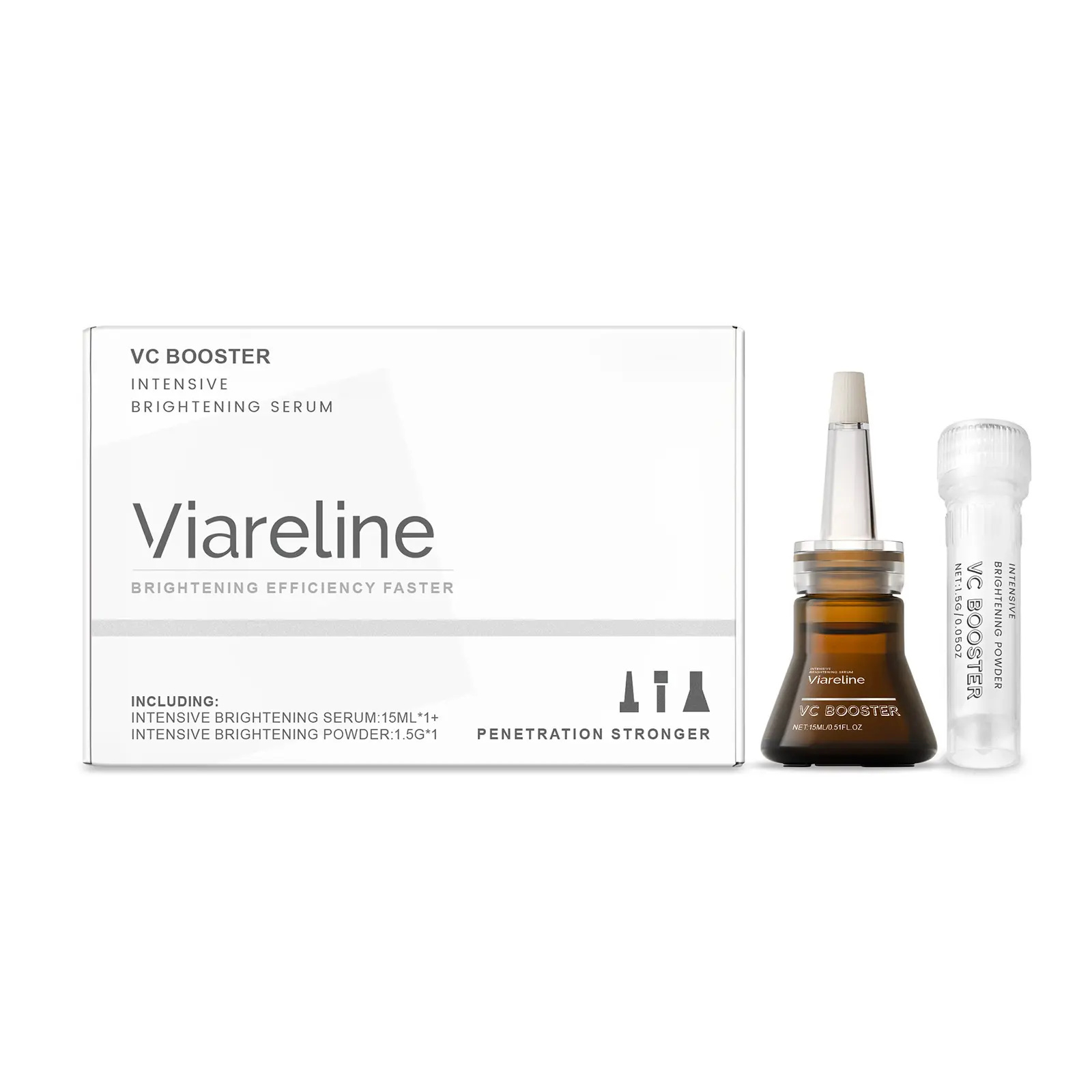 VIARELINE 2-Piece Facial Hydrating Serum - Moisturizing Essence to Nourish Skin & Help Minimize Pores Nourishing Facial Essence