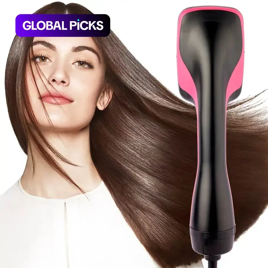 Multifunctional Hot Air Comb, 1 Box Automatic Hair Straightener, Negative Ion Hot Air Comb, Ionic Straightener, Hair Styling Tool for Home & Salon Use, Daily Hair Styling Tools #TOP PICKS