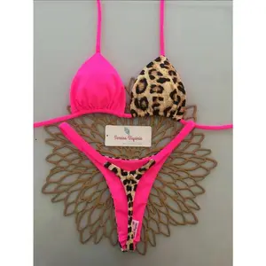 Micro Bikinis 2026 Push Up Women Swimsuits Sexy Swimwear Brazilian Bikini Set Thong Biquini Print Swimsuit Summer Beachwear