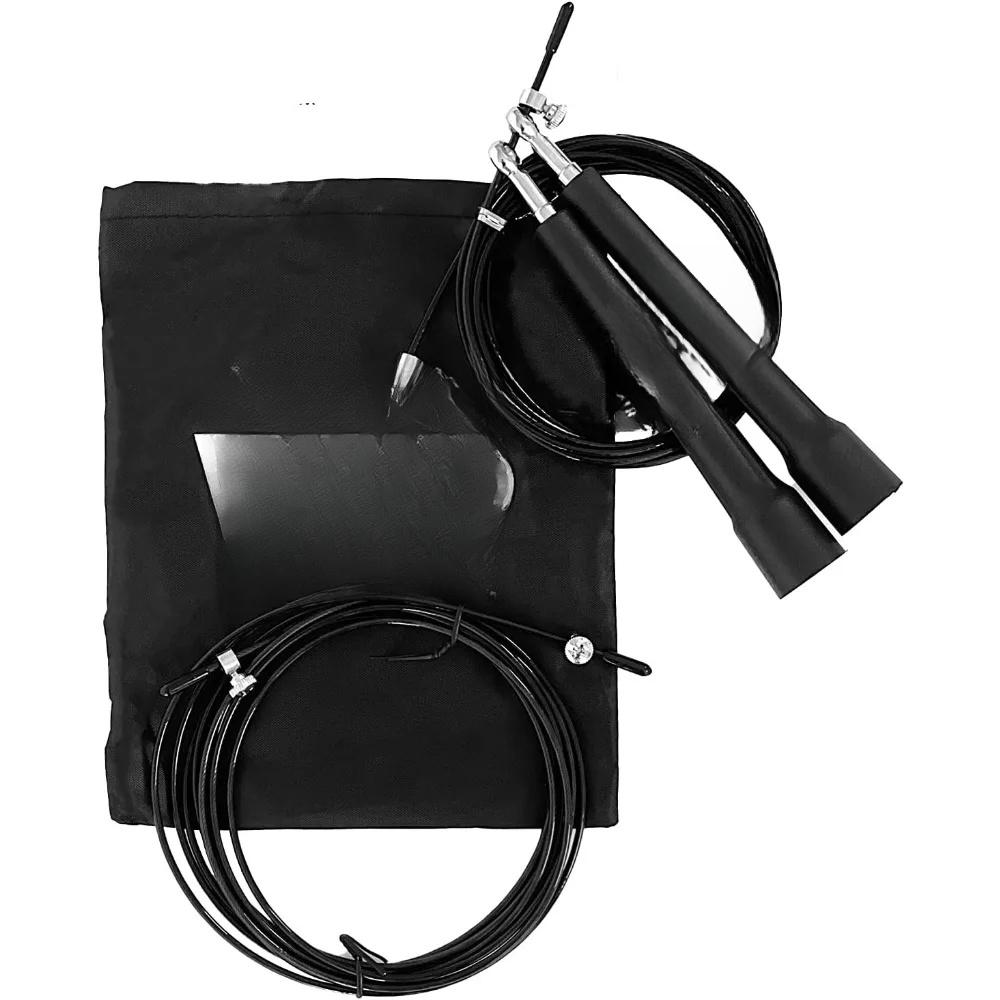 - Blazing Fast Double Unders - Latest Technology Adjustable Cable Jumping Rope for WODs, MMA, Martial Arts, Box