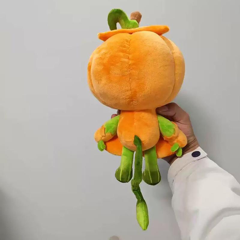 Cute Dandy’s World Gourdy Plush Toys XMAS Game Pumpkin Stuffed Doll Birthday Holiday Gifts Toys for Room Decoration