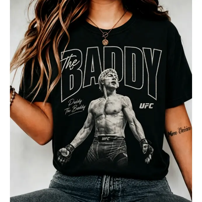 Paddy Pimblett Vintage Bootleg Shirt, Fighter Retro Tee, Paddy The Baddy Graphic T Shirt, MMA Fan Gift, Distressed 90s Combat Sports Tee