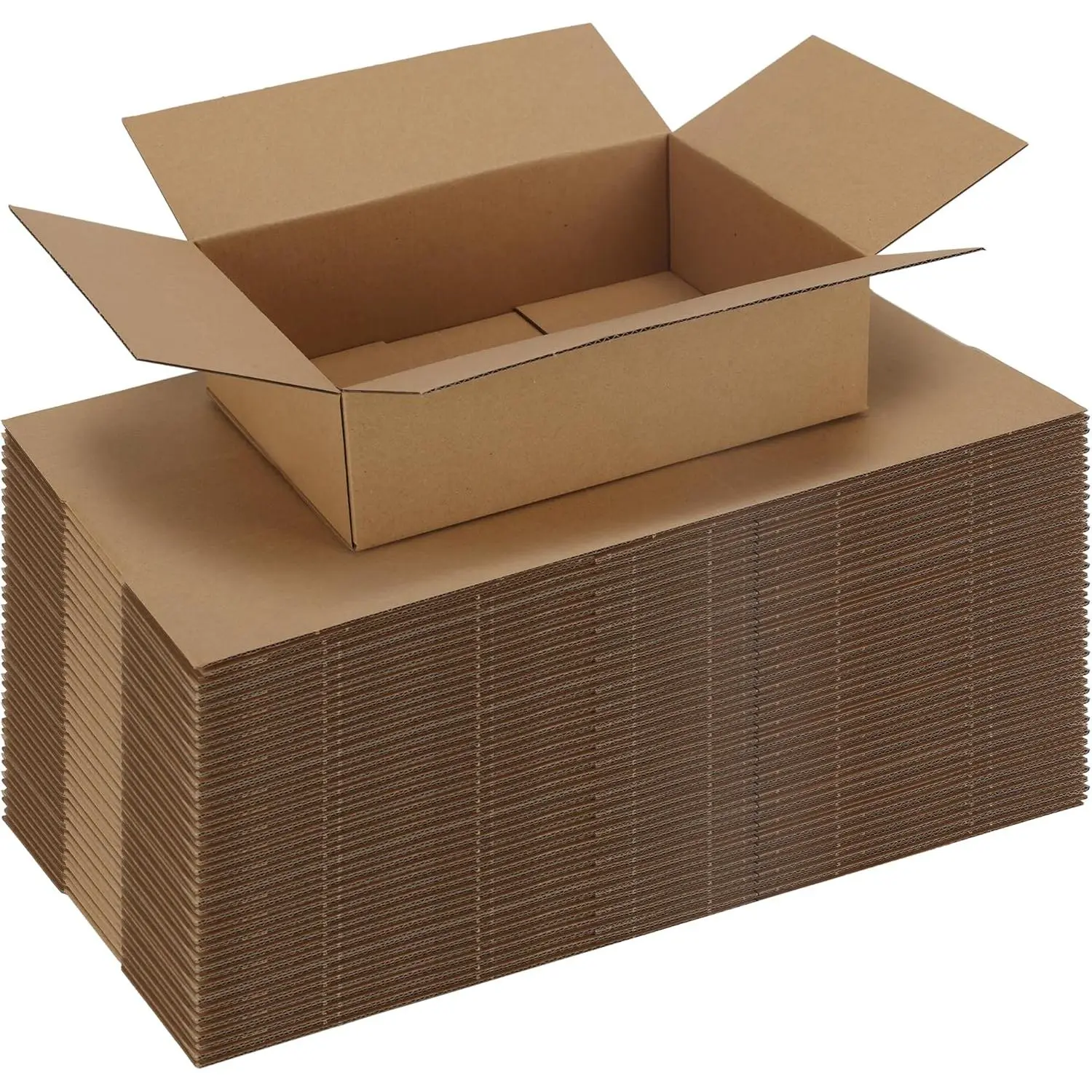 40 Packs 10x7x3 Corrugated Cardboard Shipping Boxes, Bulk Boxes for Small Business Shipping Packing Mailing