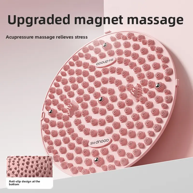Acupressure Mat for Reflexology - Spiked Ergonomic Massager Relieves Stress & Plantar Fasciitis, Ideal for Slow Jog Indoors at Home, Office, or Travel, Home/Office/Travel, Daily, Fascia Release Tools, Relaxation Aid, Stimulates Feet