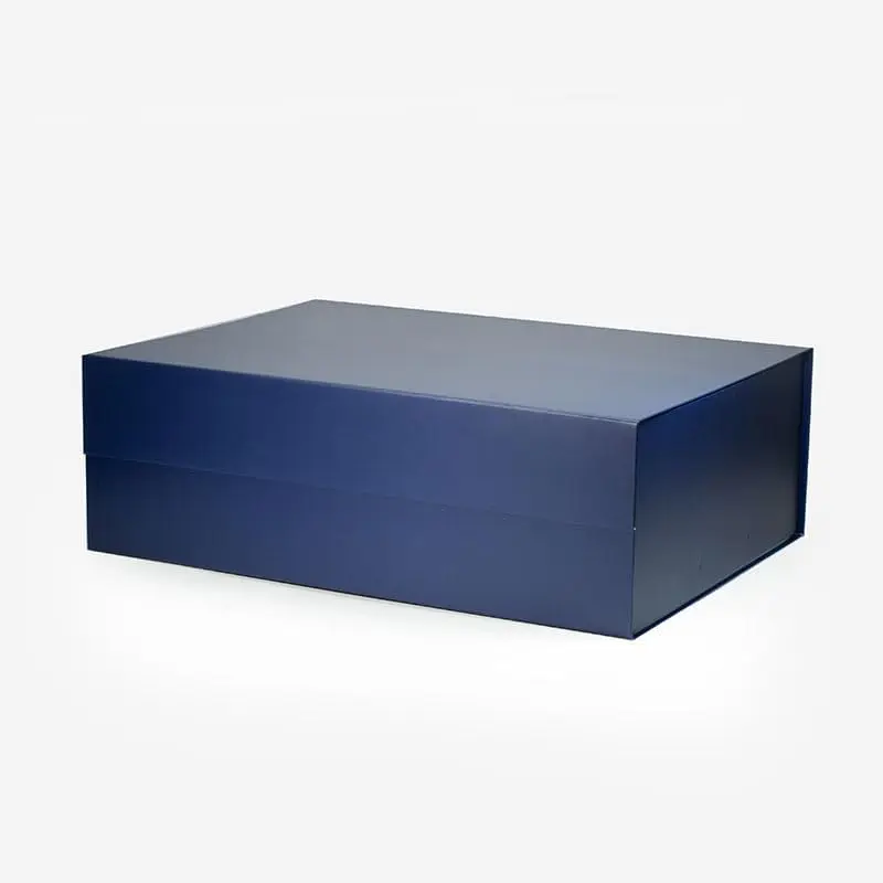 23.6x17.3x7.87in | 60x44x20cm XXL   Flap  Boxes,Luxury Big Collapsible Box for Present Packaging Wholesale(Navy Blue)
