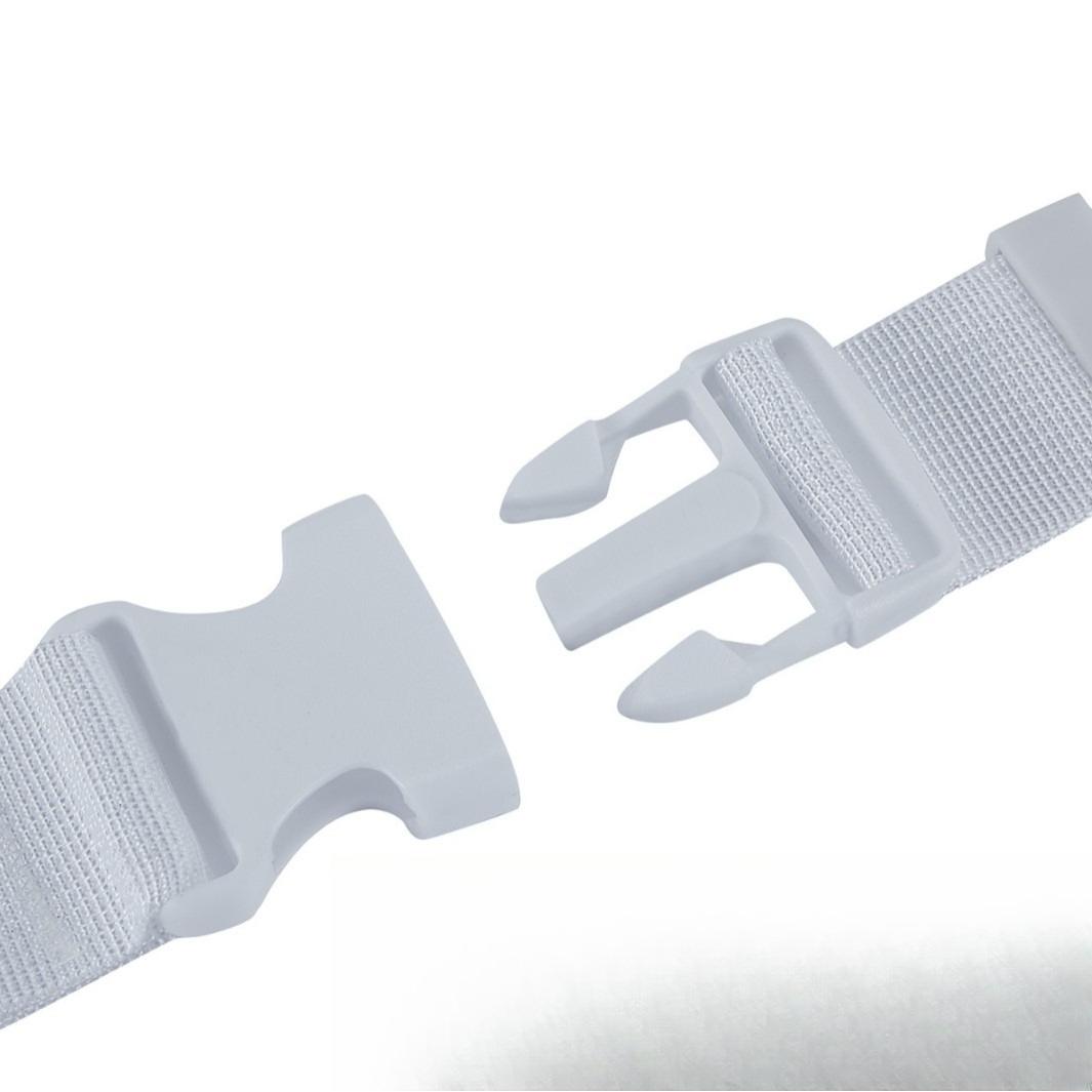 FF61G2 Air Buckle Two Flags American Football Waist Flag, Professional Game Training, Round Head, Printed Label