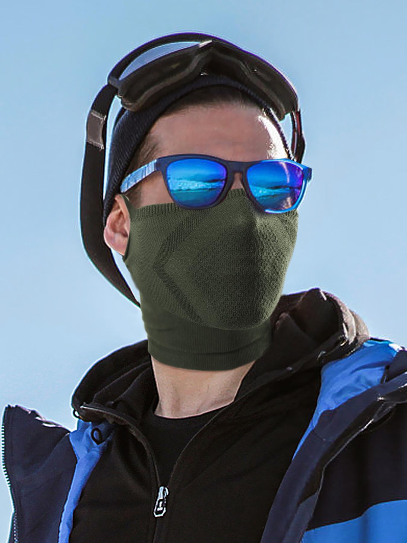 Sports Mask, Warm Tactical Windproof Cycling Face Cover, Breathable Sun Protection Reusable Face Covering Masks, Hiking Camping Running Skiing Neck Face Covering Masks for Men & Women