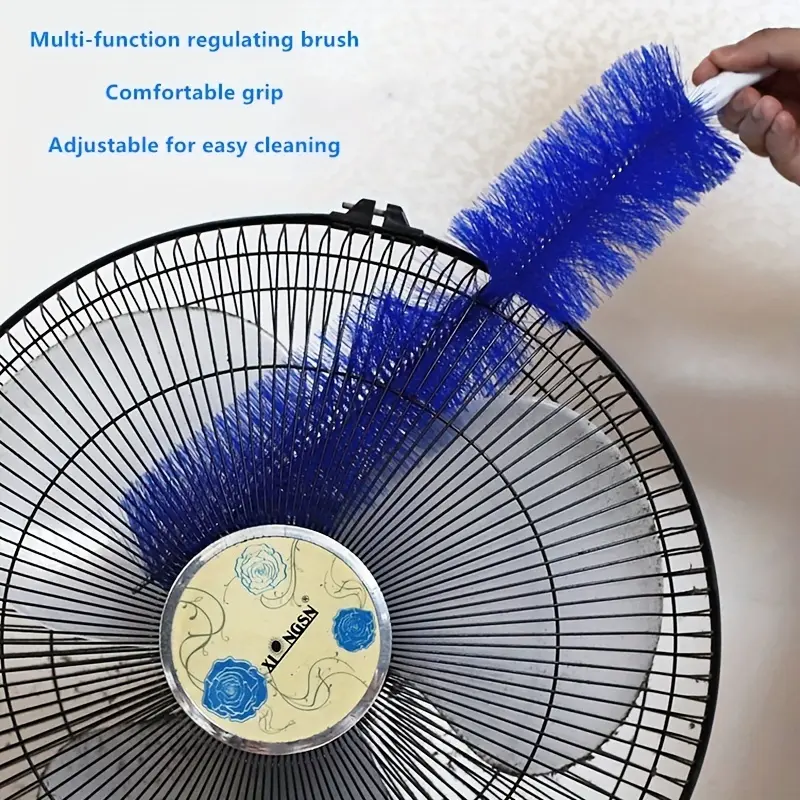 1pc, Fan Brush, Ceiling Fan Duster, Multifunctional Fan Cleaning Brush, Household Dust Removal Brush, Flexible Dusting Brush, Dust Brush For Fans, Air Conditioners, Blinds, Blind Cleaner Duster Tool, Door And Window Groove, Cleaning Supplies