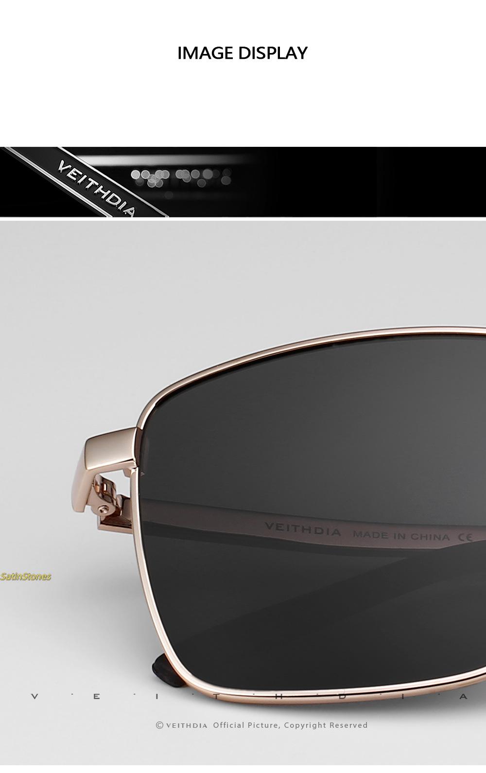 2026 New Men's Polarized UV Protection Sunglasses Square Sunglasses