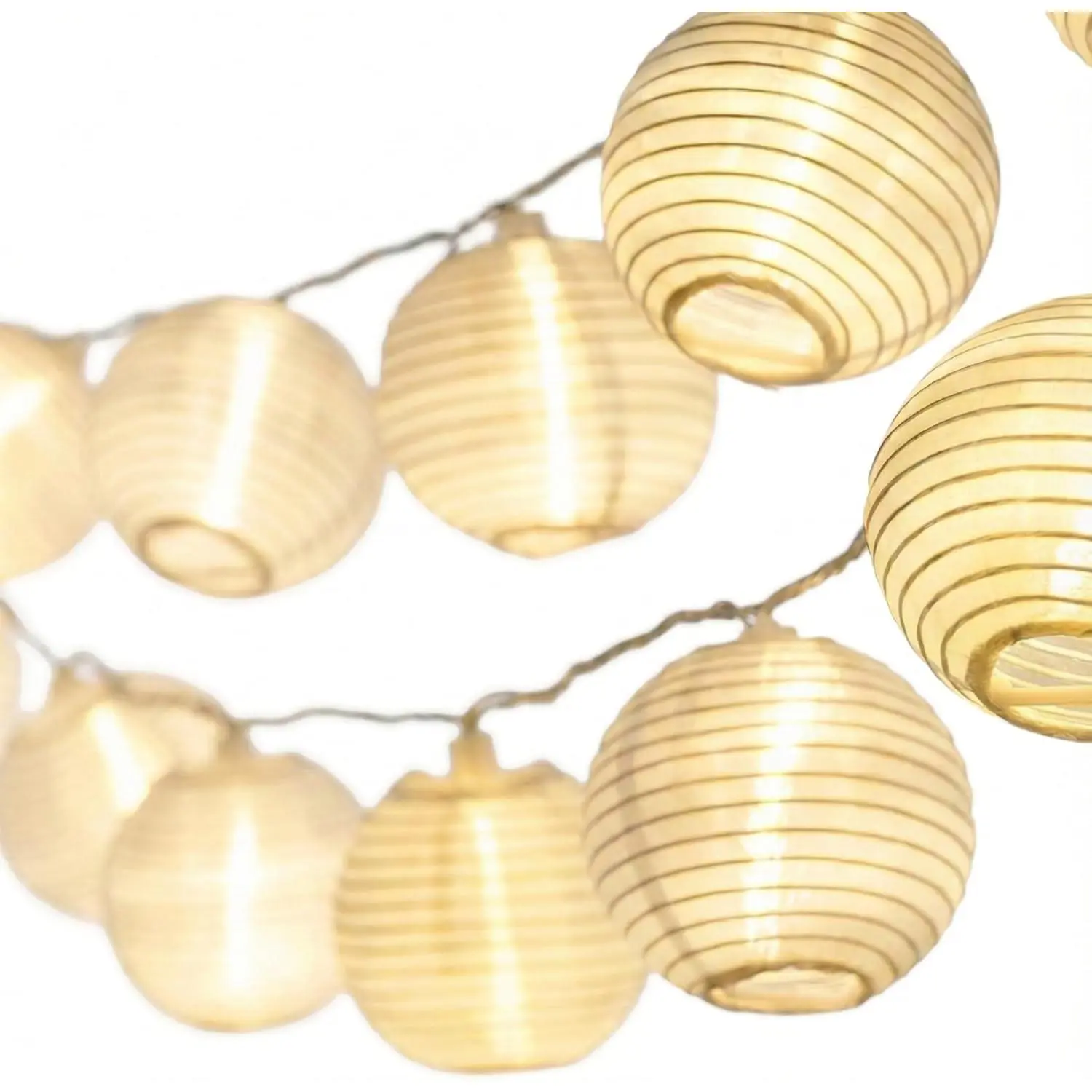 CozyHome Lantern String Lights Outdoor - 20 Lantern LEDs & 23 ft with 8 Modes | Warm White Outdoor Lampion String Lights Electric Lighting 23 ft Christmas Lightfidget toys