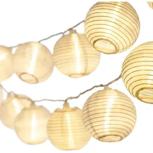 CozyHome Lantern String Lights Outdoor - 20 Lantern LEDs & 23 ft with 8 Modes | Warm White Outdoor Lampion String Lights Electric Lighting 23 ft Christmas Lightfidget toys