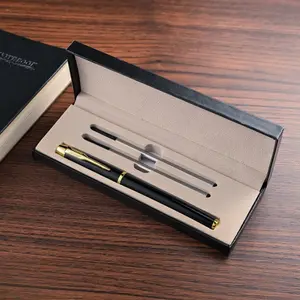 2026 Back to School Metal Barrel Rollerball Gel Pen, Premium Smooth Black Ink Signature Neutral Pen, Elegant Boxed Refillable Writing Pen, Ideal Souvenir Gift Set for College Students, Teachers & Office Professionals