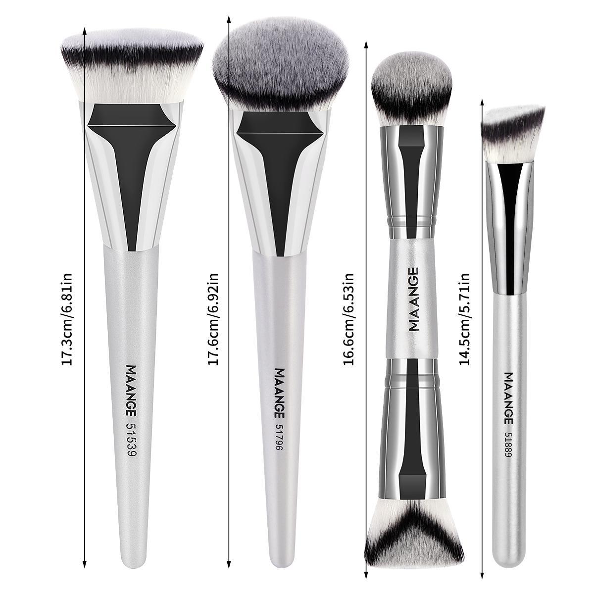 MAANGE Makeup Brush Set, 4/17 Counts/set Face Makeup Brush with Soft Bristles, Soft Makeup Brushes, Kabuki Brush, Eye Brushes, Professional Makeup Products for Women & Girls, Makeup Brushes Kits #GLOBAL PICKS
