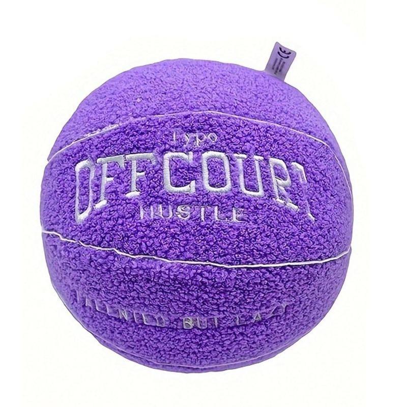 OFFCOURT Basketball Plush Pillow, 3 Colors Soft Fluffy Stuffed Ball Toy, Cute Room Decor Gift for Sports Lovers & Kids