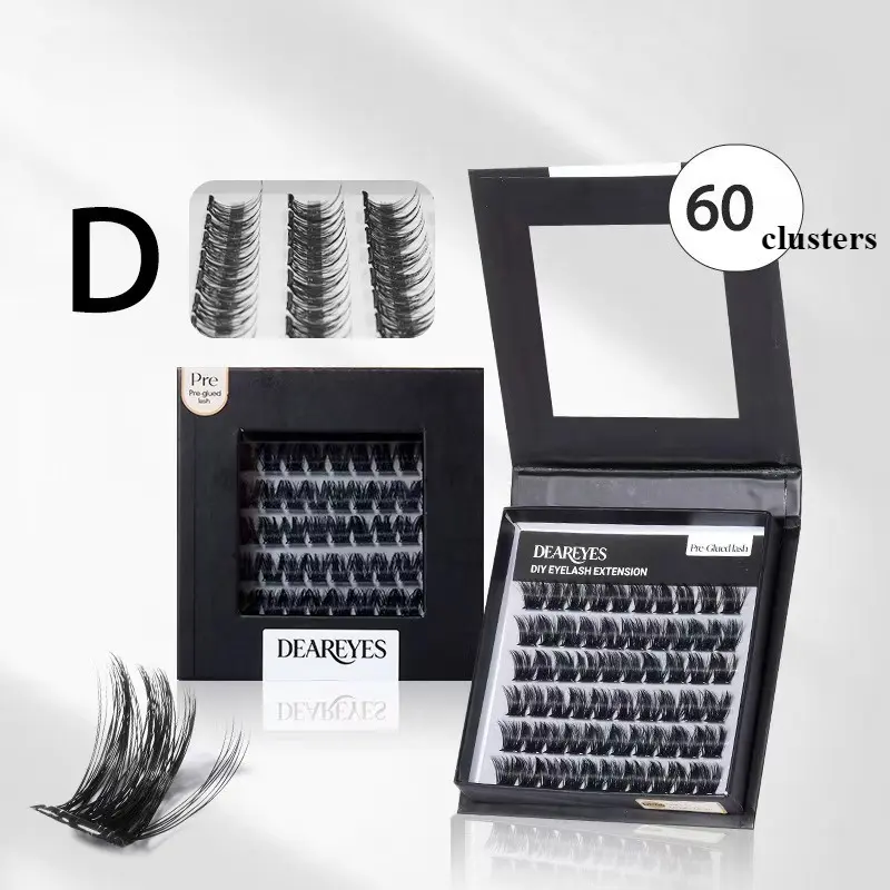 Lazy‑person glue‑free self‑adhesive false eyelashes, self‑application, reusable for beginners