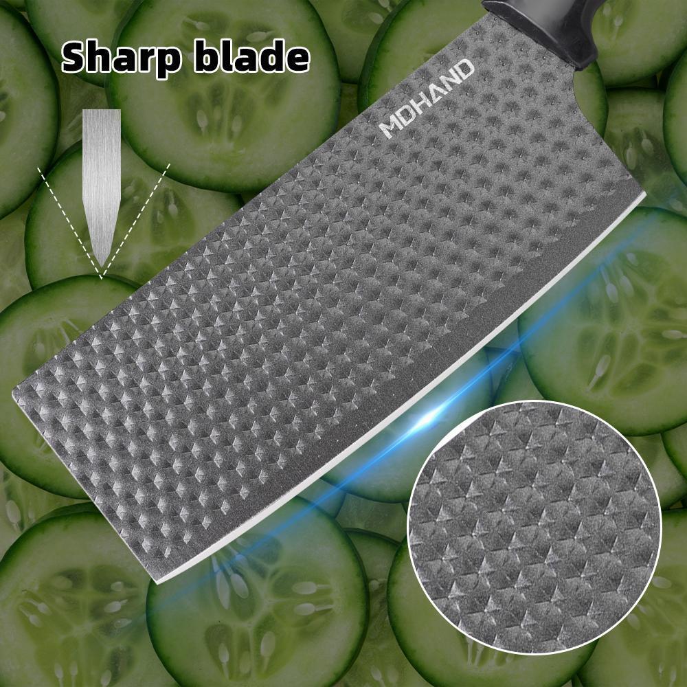 Kitchen Knife Set - Professional Chef's Knife, Slicing Knife, Scraper, Scissors and Cutting board - High Carbon Stainless Steel with Ultra-Sharp Blades, Best Gift