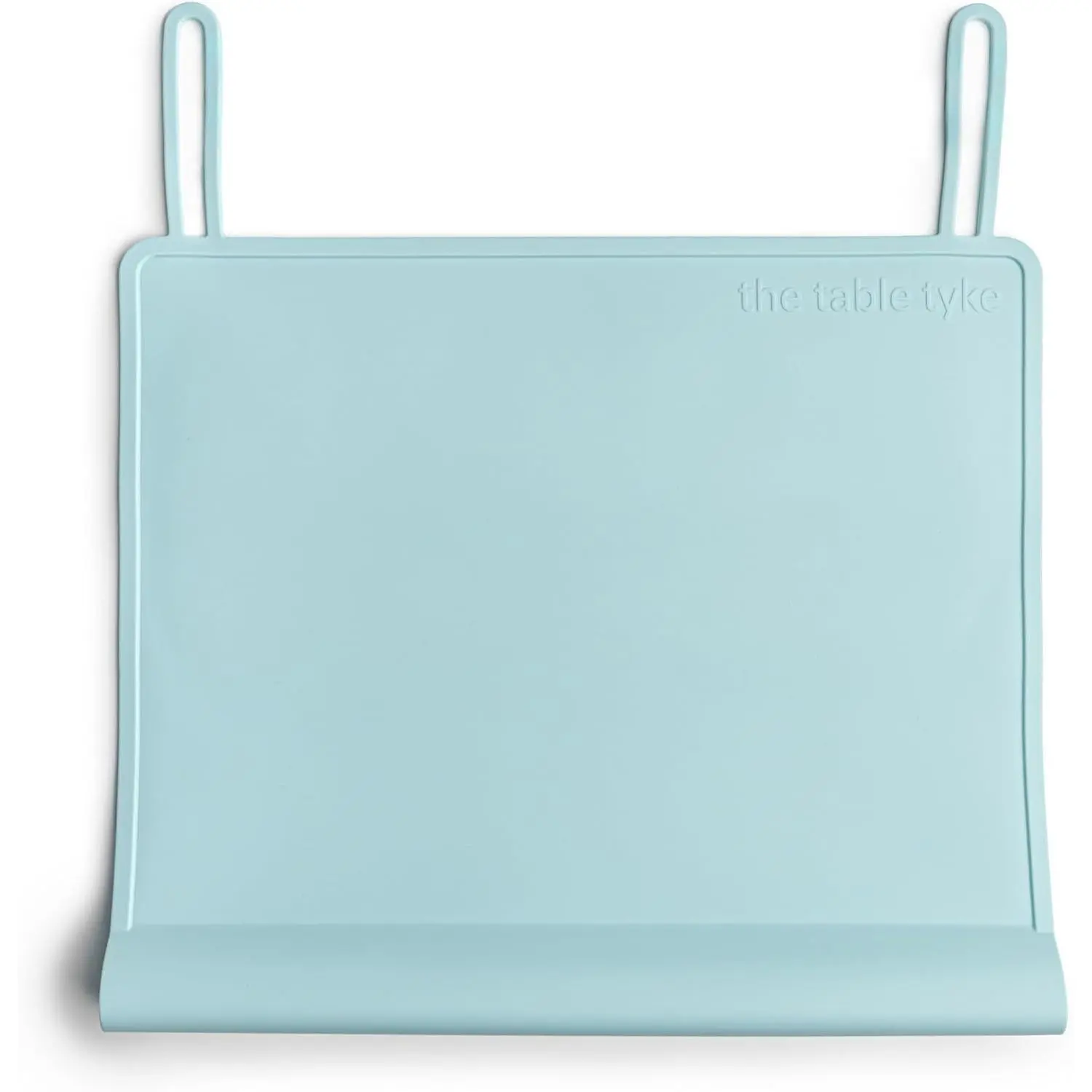 Silicone Placemats for Toddlers with Patented Edge Bumper | Kids Placemats Non Slip Travel Ready | Baby Placemat BPA Free for Restaurant Dining Table | Sky Blue