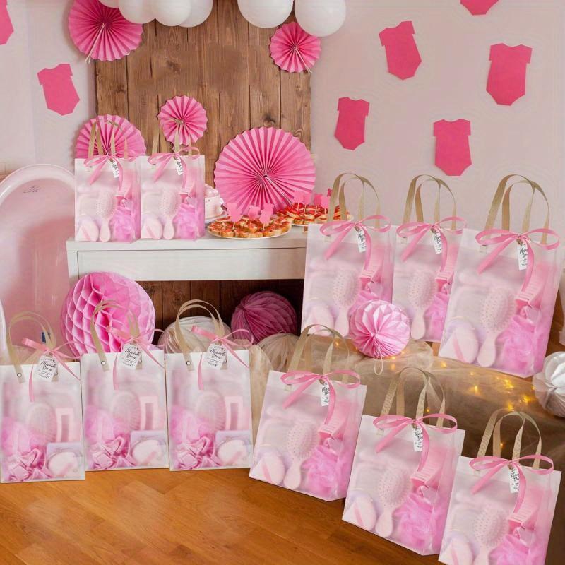 74pcs Party Shower Gift Set with Turquoise & Mint Green Elegant Packaging - Plastic/ Bath & Hair Care Kit with Headband Gift Bags - Durable & Easy-to-Assemble Bridal/ Shower Favors, Birthday Party Prizes