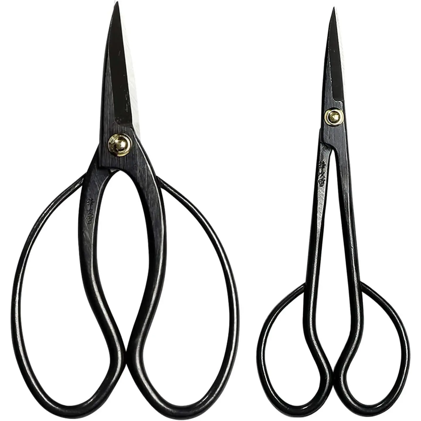 Bonsai Pruning Scissors Tool Set Made in Japan, Trimming Japanese Shears Starter Kit Pack - Traditional Bonsai Scissors and Satsuki Trimming Scissors Pack