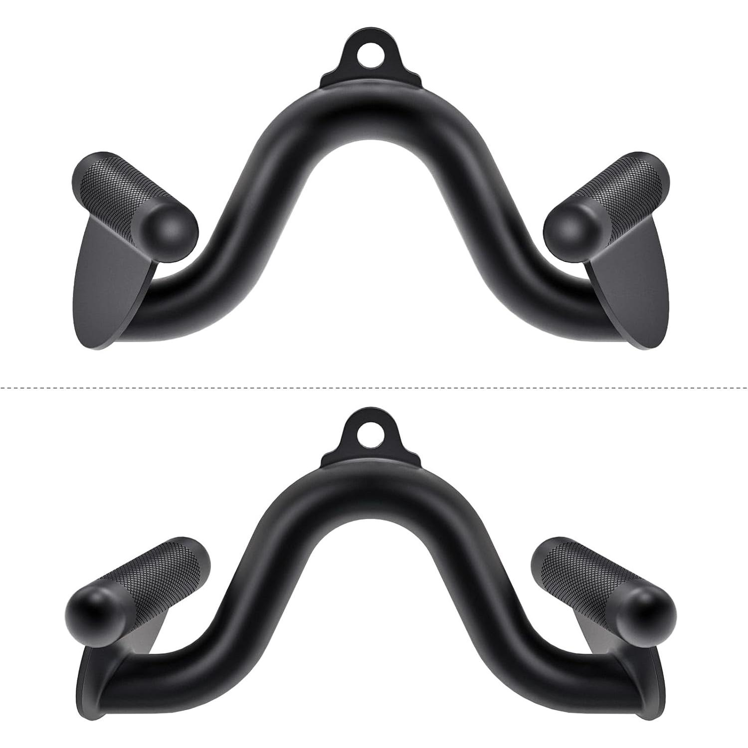 LAT Pull Down Bars  Machine Attachment Heavy Duty Steel Tubing Structure  Gym Workout Attachments Triceps Press Down Bar for  Machine  Strength  V-Bar Rowing Set