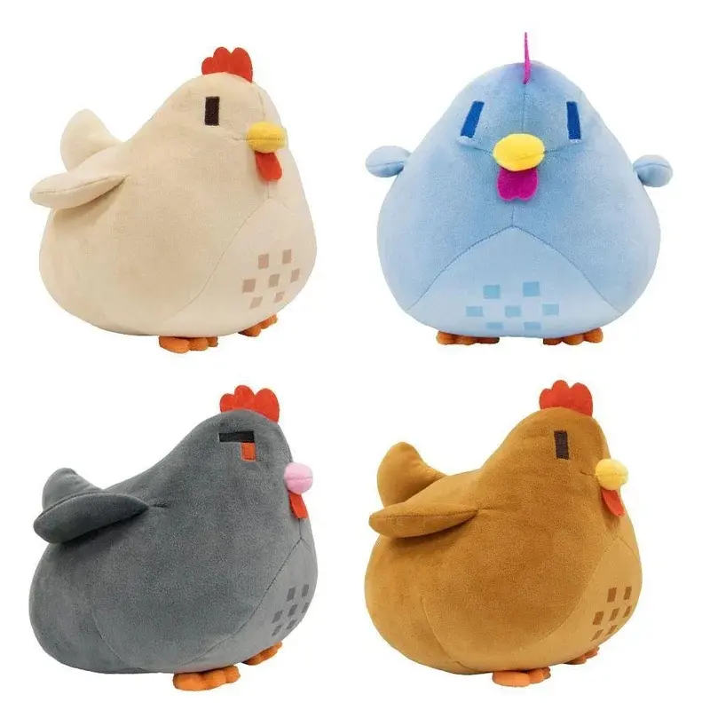 22cm Stardew Valley Adorable Soft Plush Chicken, Kids' Toy Stuffed Animal Pillow, Christmas Gift Home Decoration