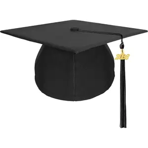 Graduation Cap with 2026 Tassel, Topper for High School Bachelor Master Unisex Matte Adult Grad Cap Decorations KitGift.