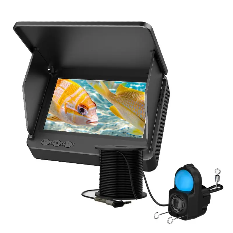 Portable Underwater Fishing Camera with 4.3 Inch LCD Display, Infrared Night Vision, Waterproof Fish Finder, Ideal Gift for Men & Anglers
