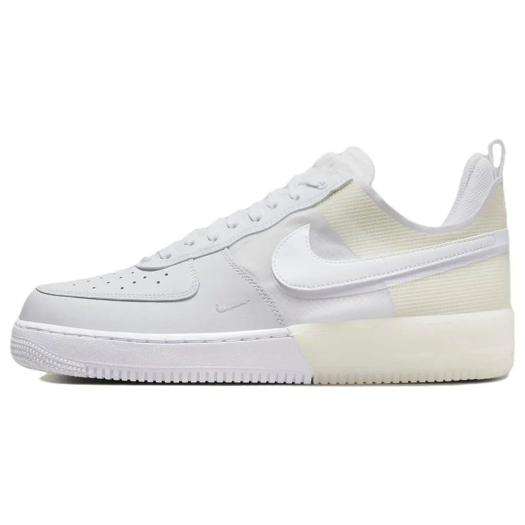 Nike Air Force 1 React Low Top Sneakers for Men and Women – Comfortable, Versatile, Off-White Verifiable, with credentials and supporting global authentication