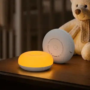 Baby Night Light, 1800K Amber No Blue Light for Breastfeeding & Diaper Changes, Dimmable Silicone Egg Lamp with Flip Control, Brightness Memory, Child Lock, USB-C Rechargeable
