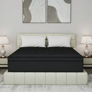 8/10/12/14 Inch Memory Foam Hybrid Pocket Spring Mattress In A Box, Medium Firm CertiPUR-US & Oeko-Tex Certified Bed Mattress Twin Full Queen King
