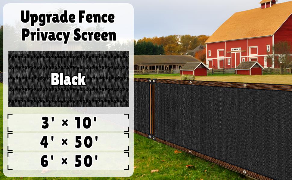 Privacy Fence Screen 4x50Ft Balcony Privacy Screen, Fence UV-Resistant, Polyethylene Windproof Screen for Pool Backyard and
