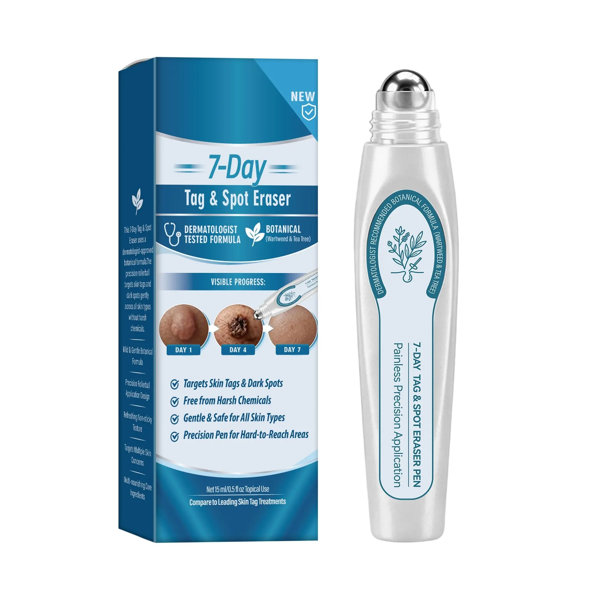 Gentle Body Care Roller Pen, Softening and Smoothing Local Skin, Convenient Skincare Tool, Mild Cleansing for Sensitive Areas